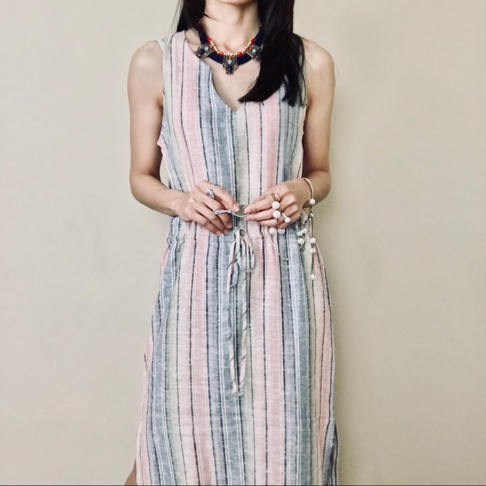 $242 Brand New Drew Linen dress